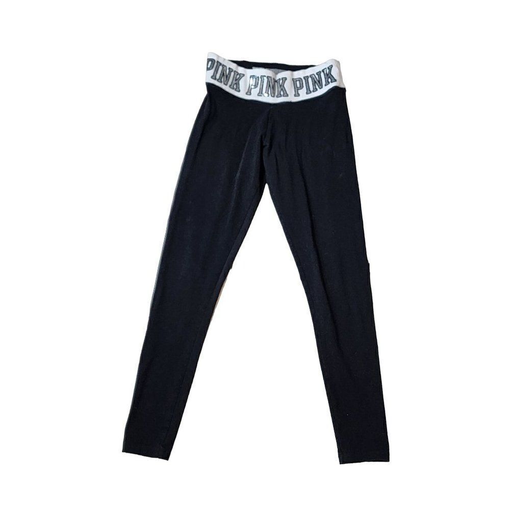 PINK Victoria Secret Yoga Black Small Leggings